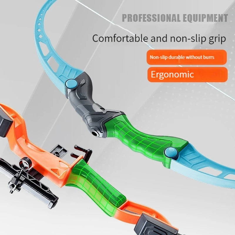52cm Children's Bow and Arrow Set for Archery Practice - Recurve Shooting Toy with Target for Outdoor Activities, Ideal Gift for Boys and Kids
