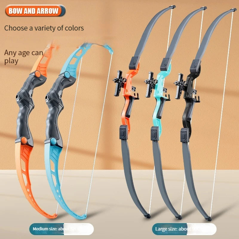 52cm Children's Bow and Arrow Set for Archery Practice - Recurve Shooting Toy with Target for Outdoor Activities, Ideal Gift for Boys and Kids